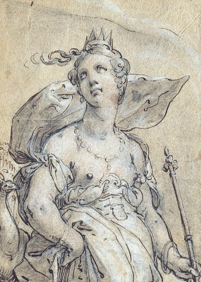 Juno de Hendrik Goltzius